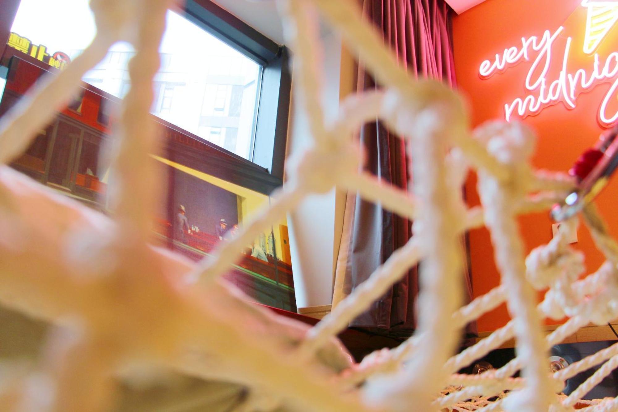 Loft Apartment With Slide Hammock With Movie Viewing Hangzhou Zewnętrze zdjęcie