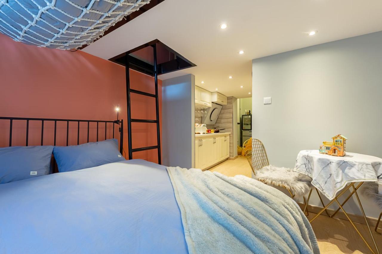 Loft Apartment With Slide Hammock With Movie Viewing Hangzhou Zewnętrze zdjęcie