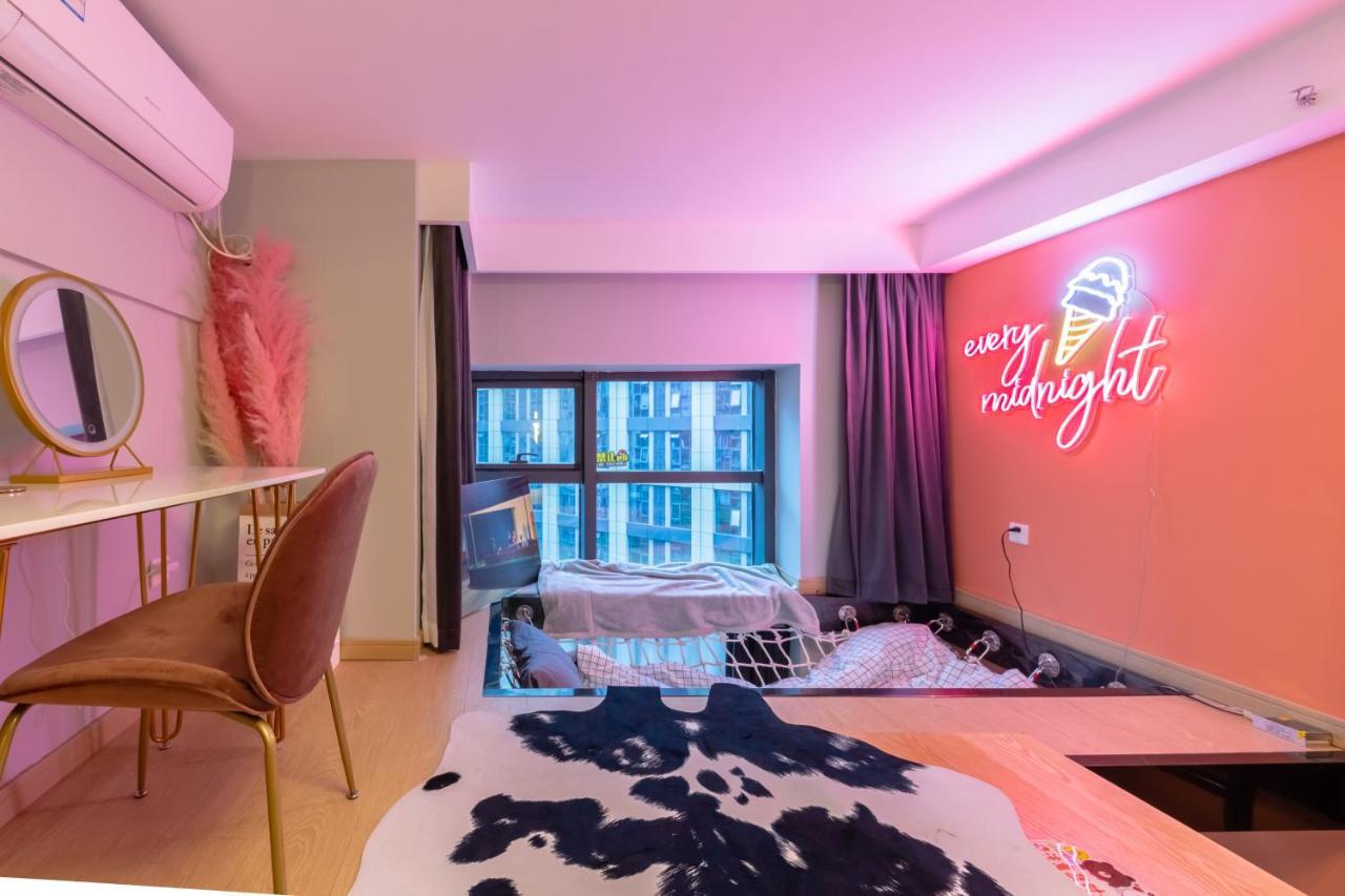 Loft Apartment With Slide Hammock With Movie Viewing Hangzhou Zewnętrze zdjęcie