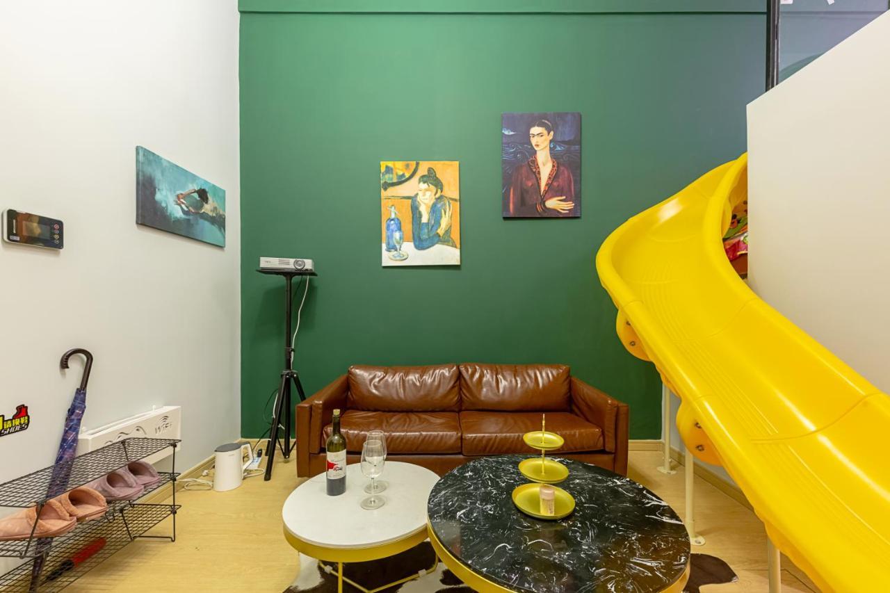 Loft Apartment With Slide Hammock With Movie Viewing Hangzhou Zewnętrze zdjęcie